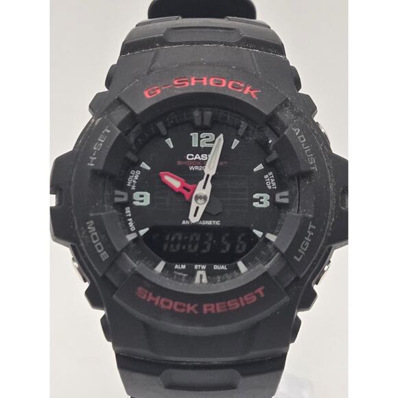 Casio G-Shock G-100 Watch Sport Matte Black Resin 200M WR Tactical Military Work main image 10